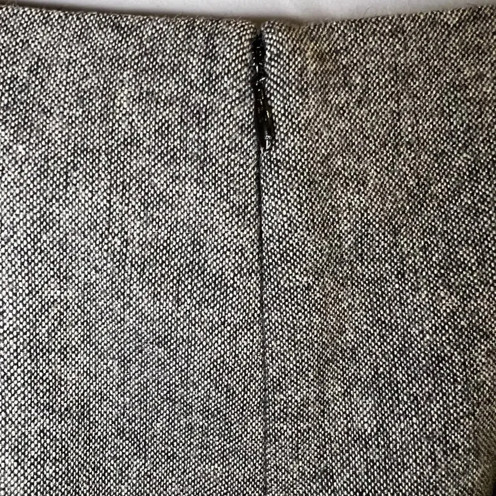 Banana Republic Women's Gray Tweed Wool Blend Skirt Size 12